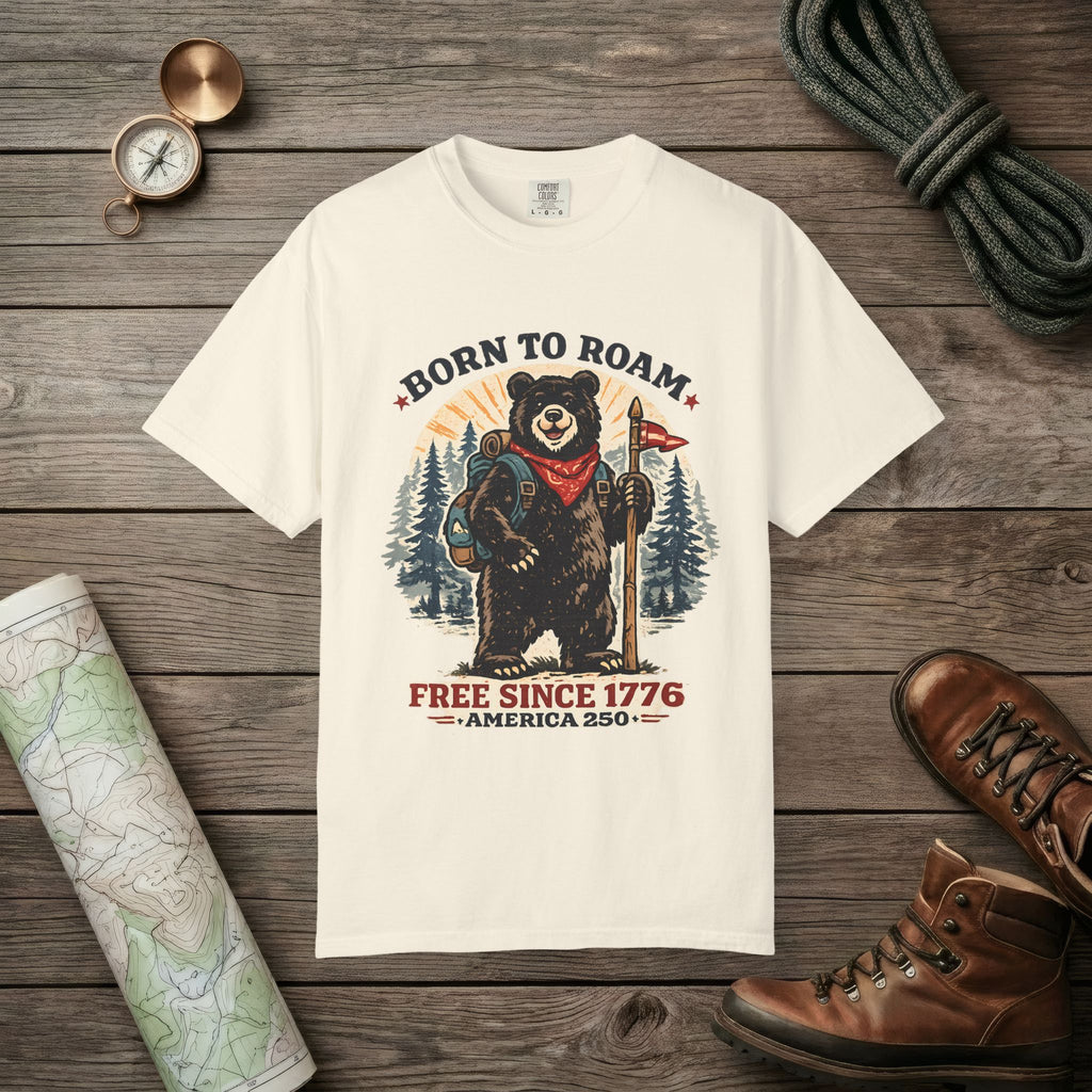 Born To Roam Bear T-Shirt