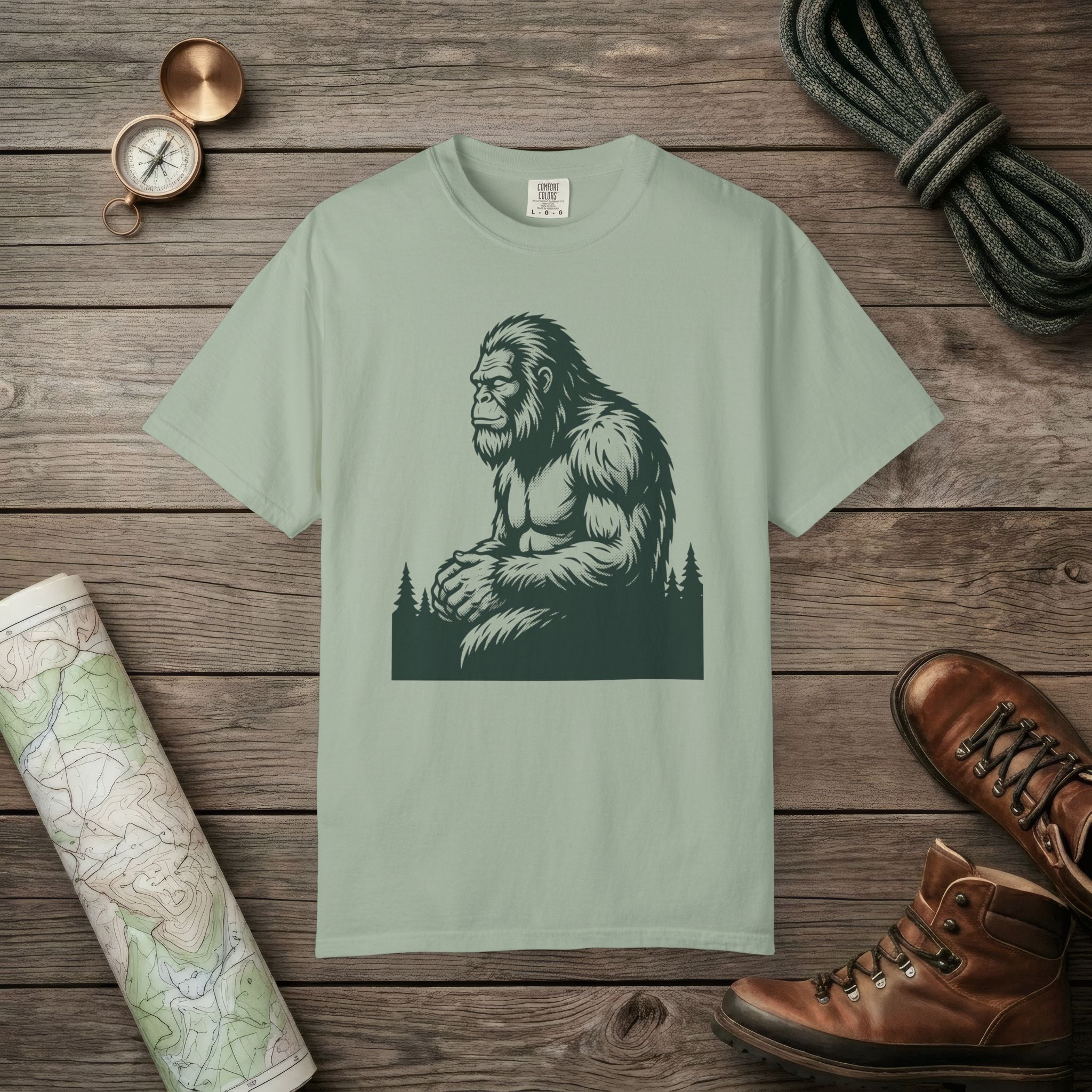 Meditating Bigfoot T-Shirt