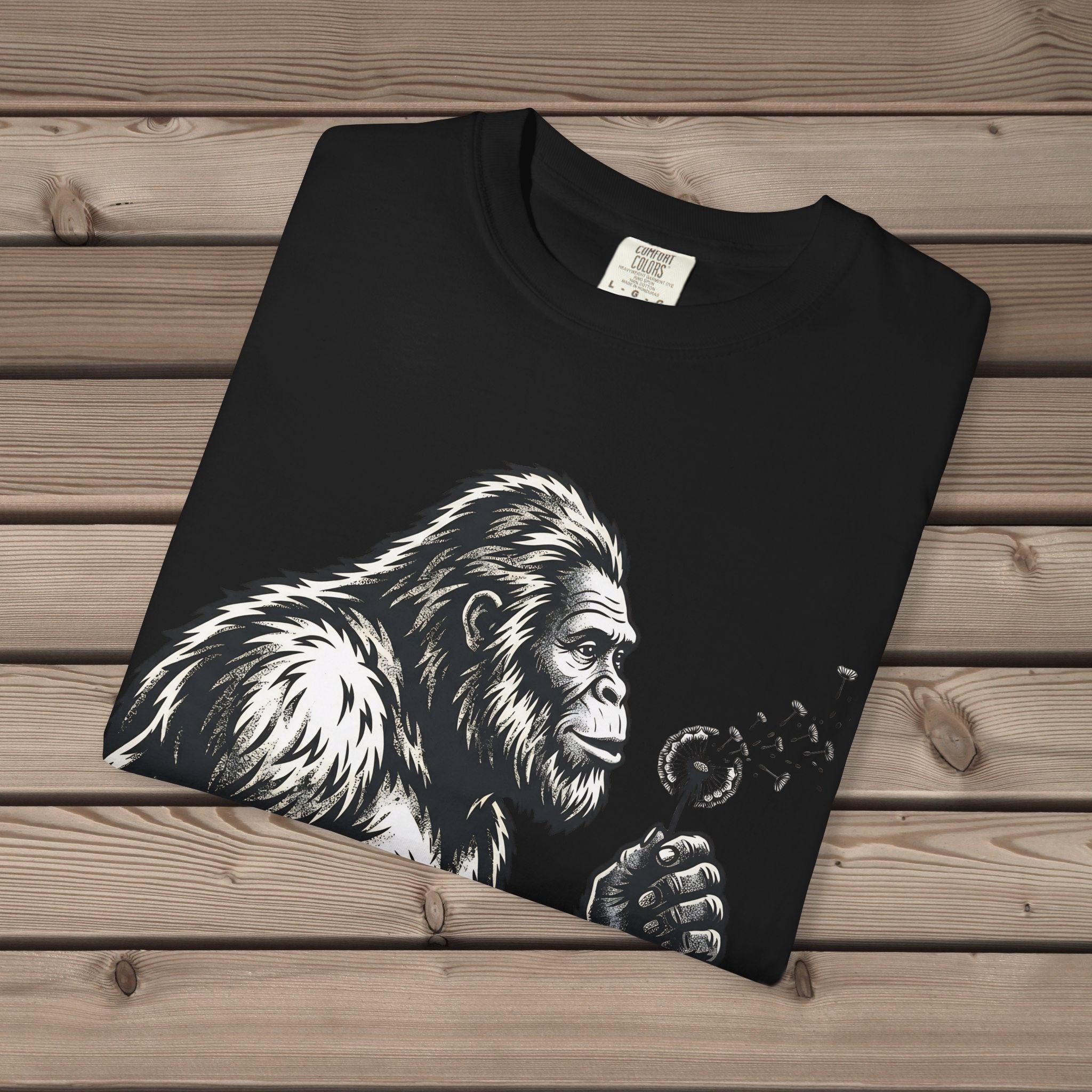 Bigfoot Blowing Wishes T-Shirt