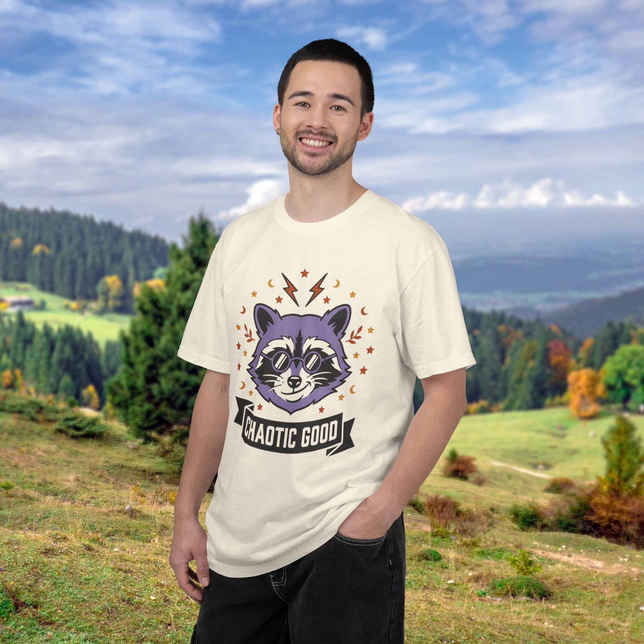 Chaotic Good Raccoon T-Shirt