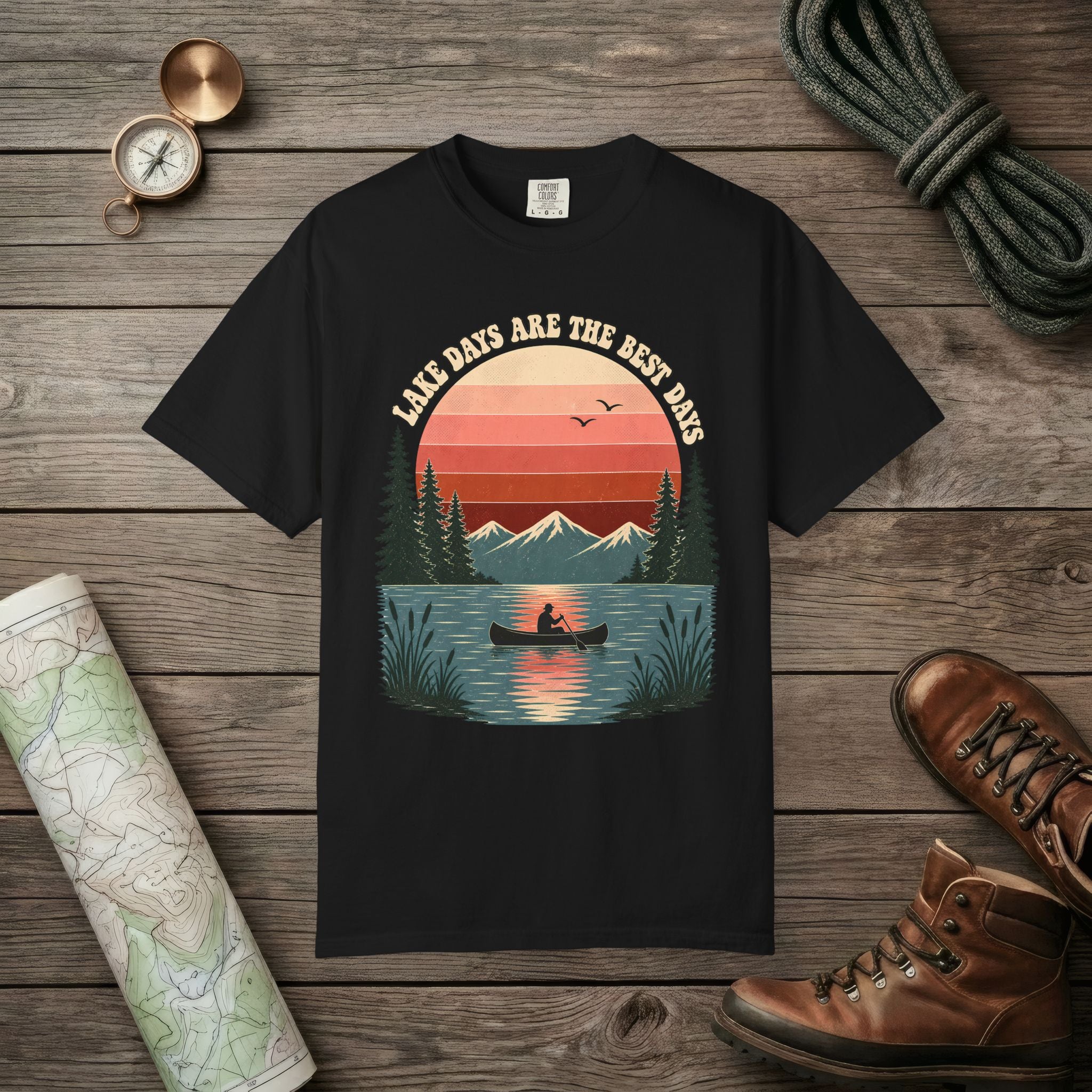 Retro Lake Day T-Shirt