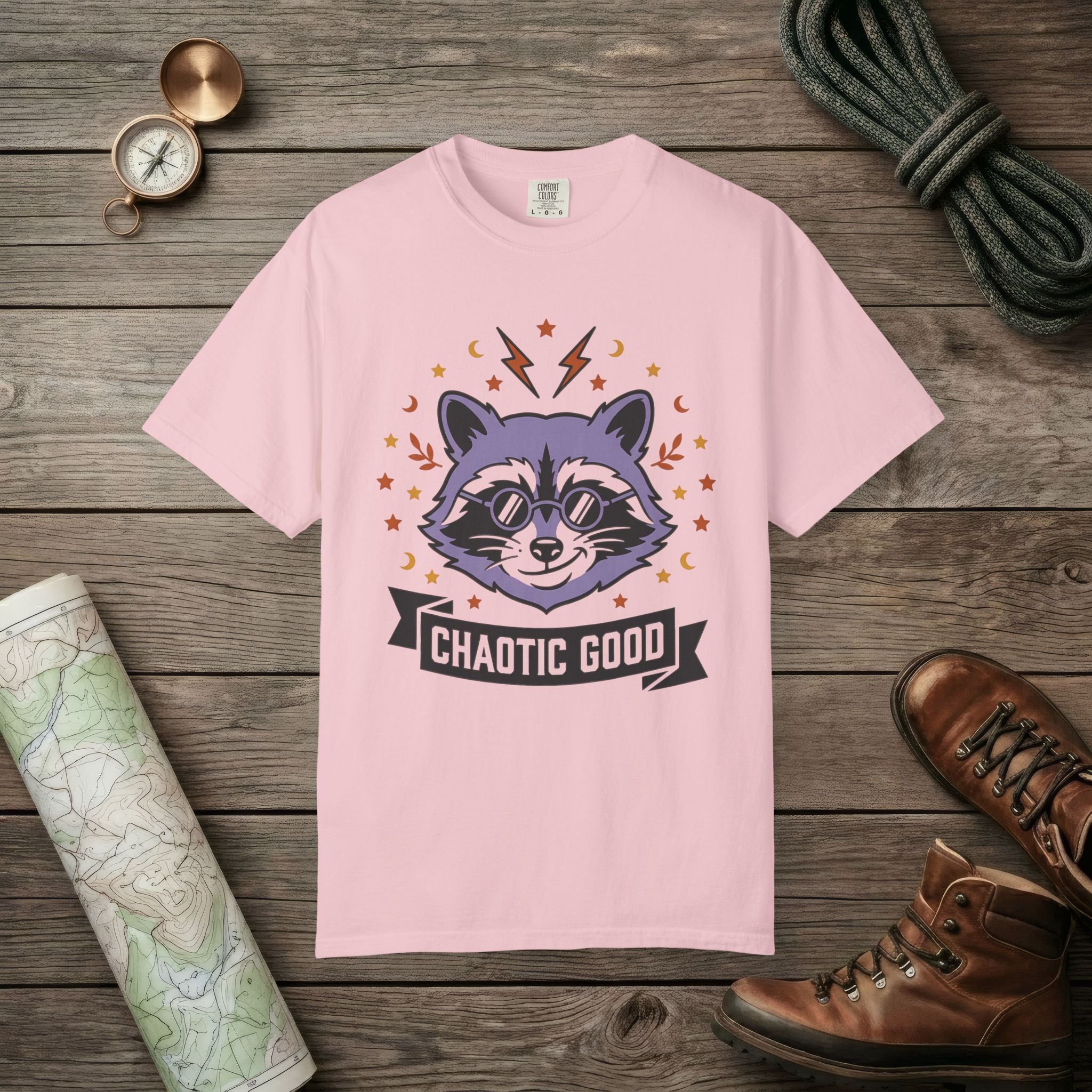 Chaotic Good Raccoon T-Shirt
