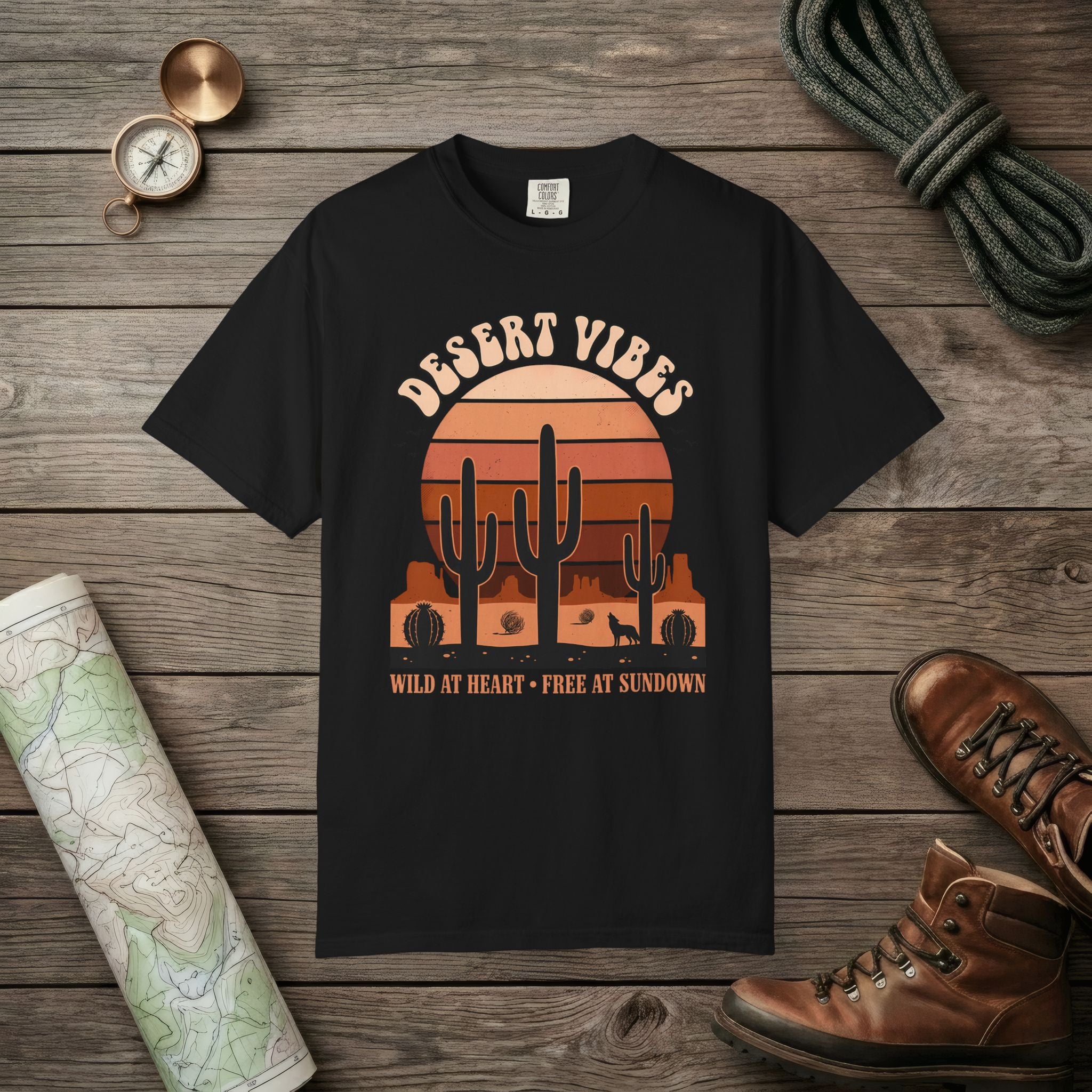 Retro Cactus Desert T-Shirt