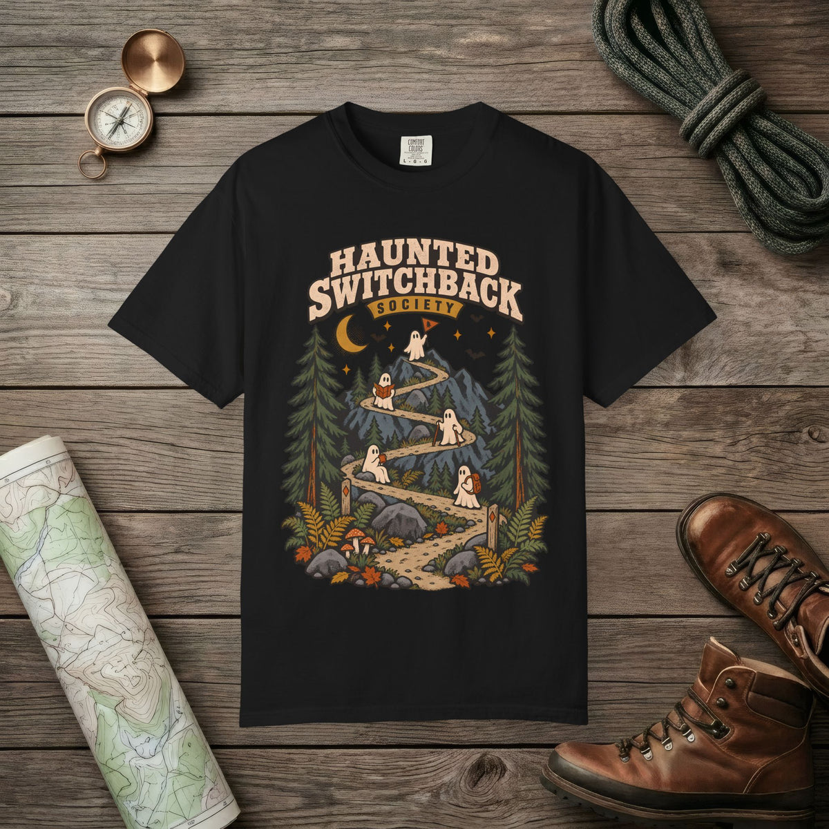 Haunted Switchback Society Unisex T-Shirt