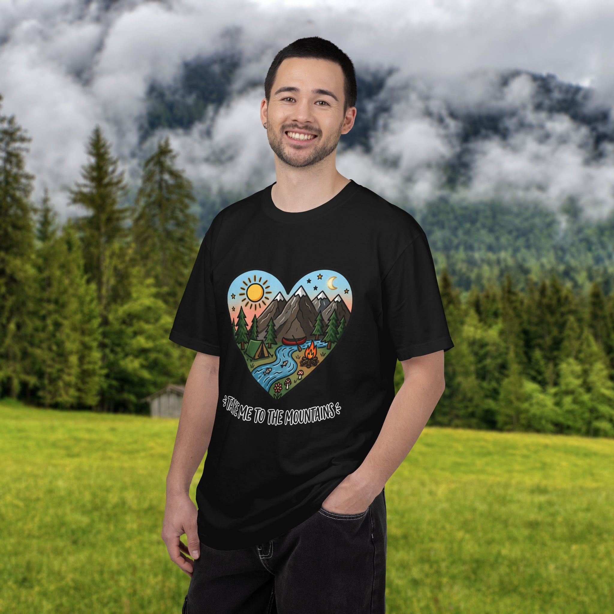 Mountains Hearts T-Shirt