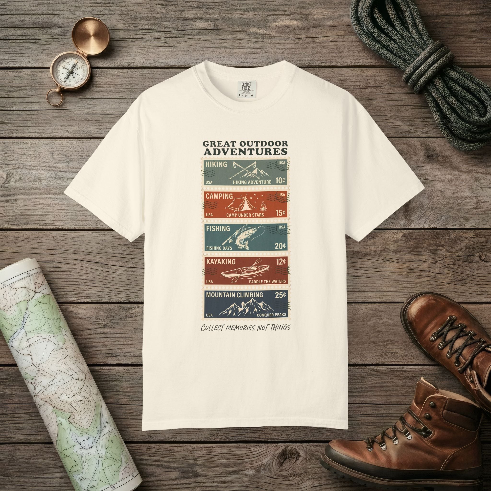 Adventure Stamps T-Shirt