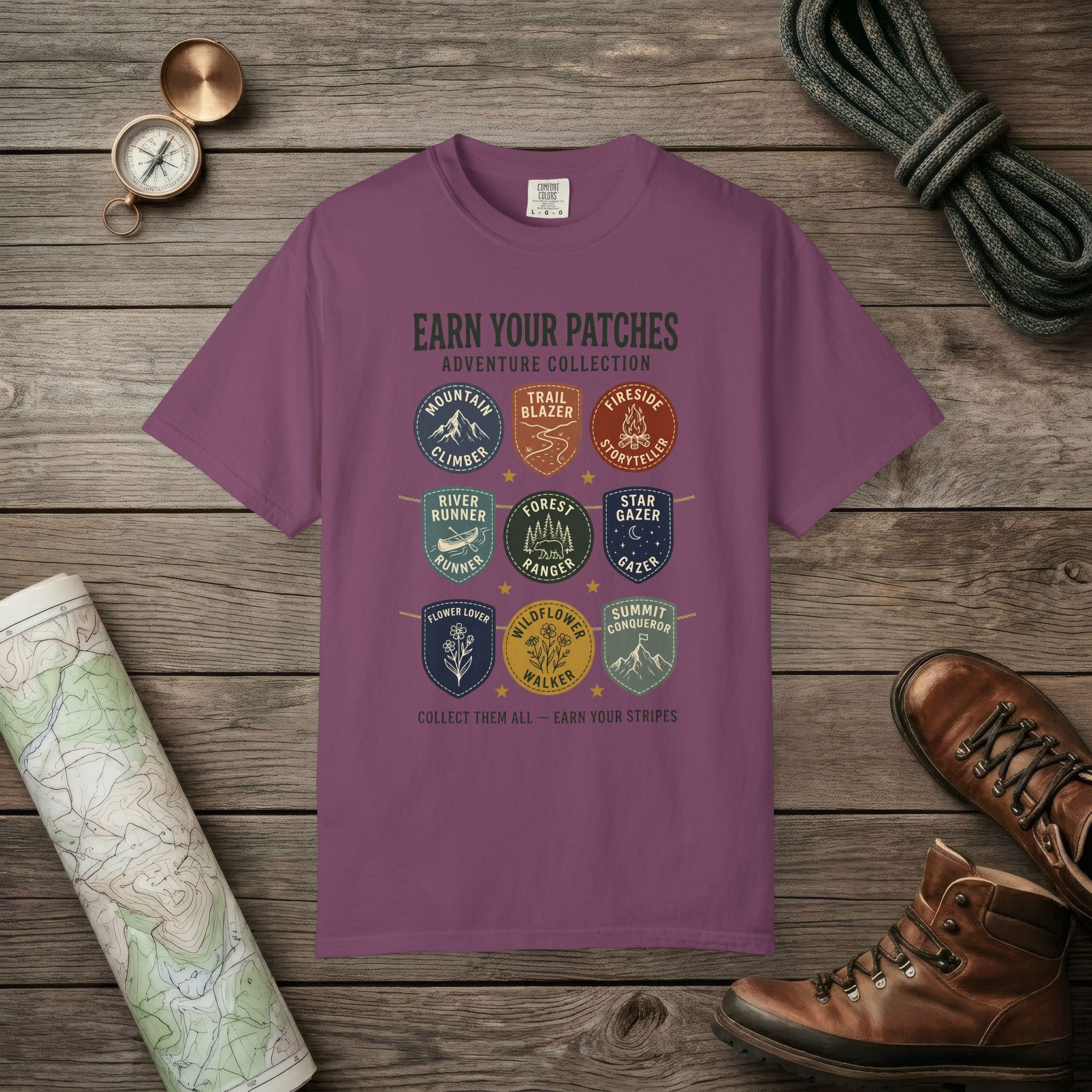 Vintage Trail Patches T-Shirt
