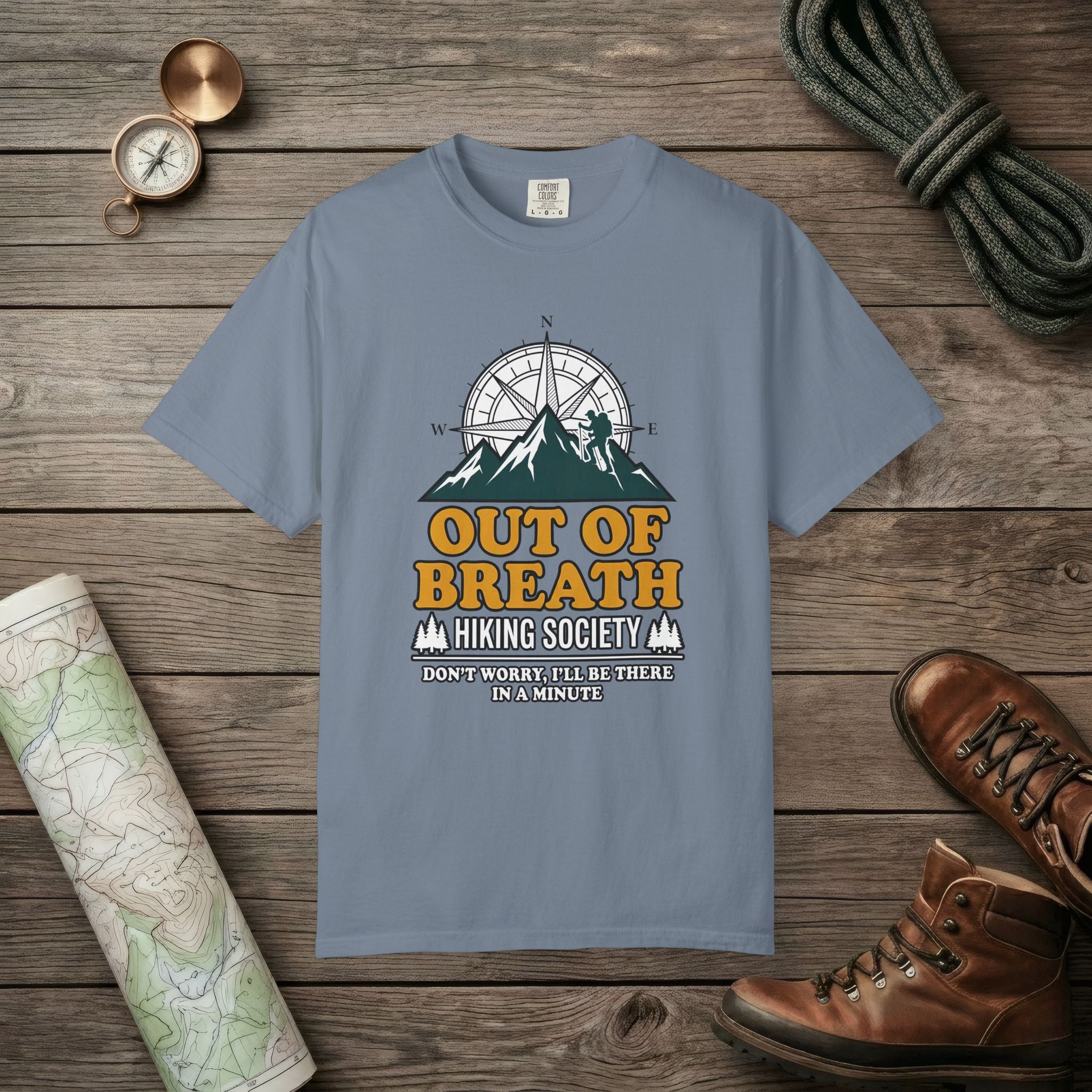 Out Of Breath Hiking Society T-Shirt