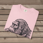 unisex graphic t-shirt with "Bigfoot Thinking" design