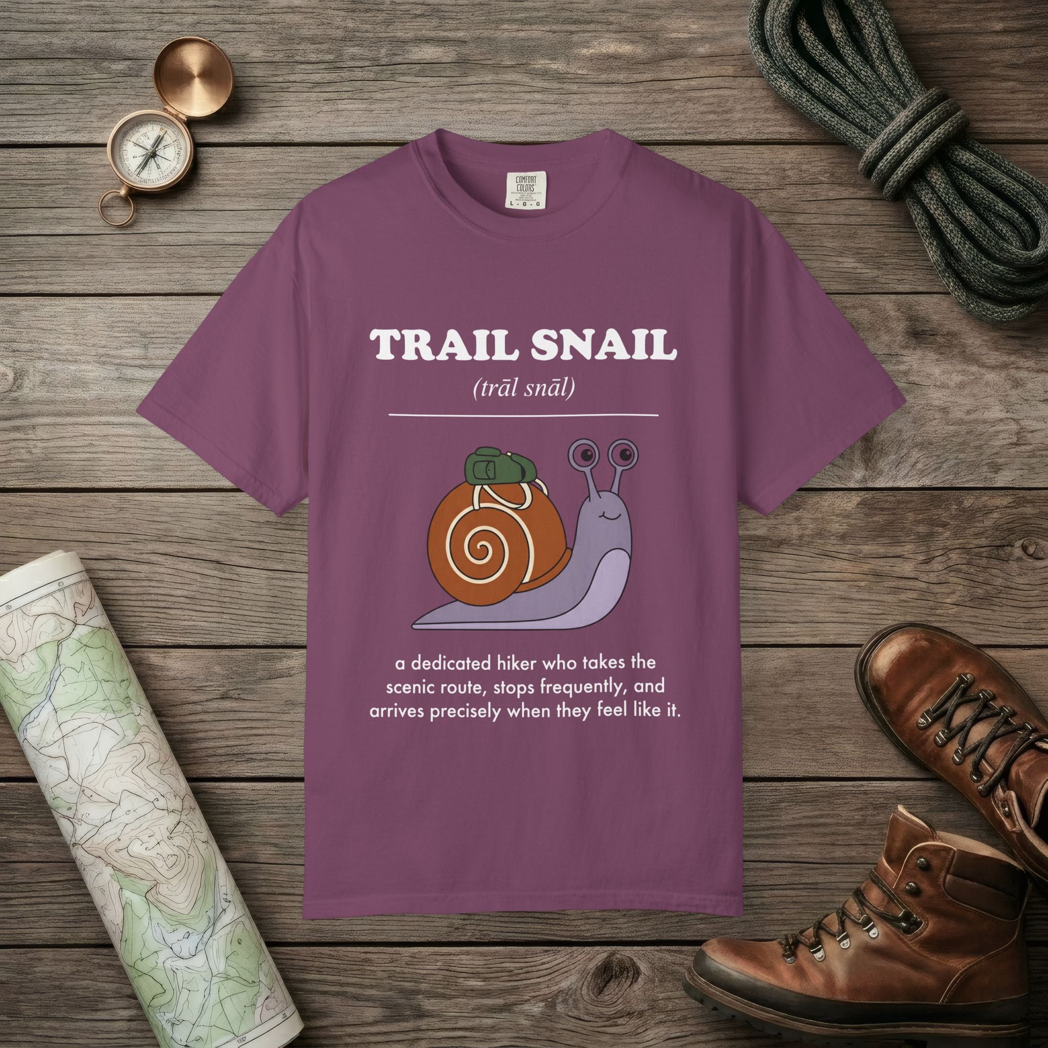Trail Snail Definition T-Shirt
