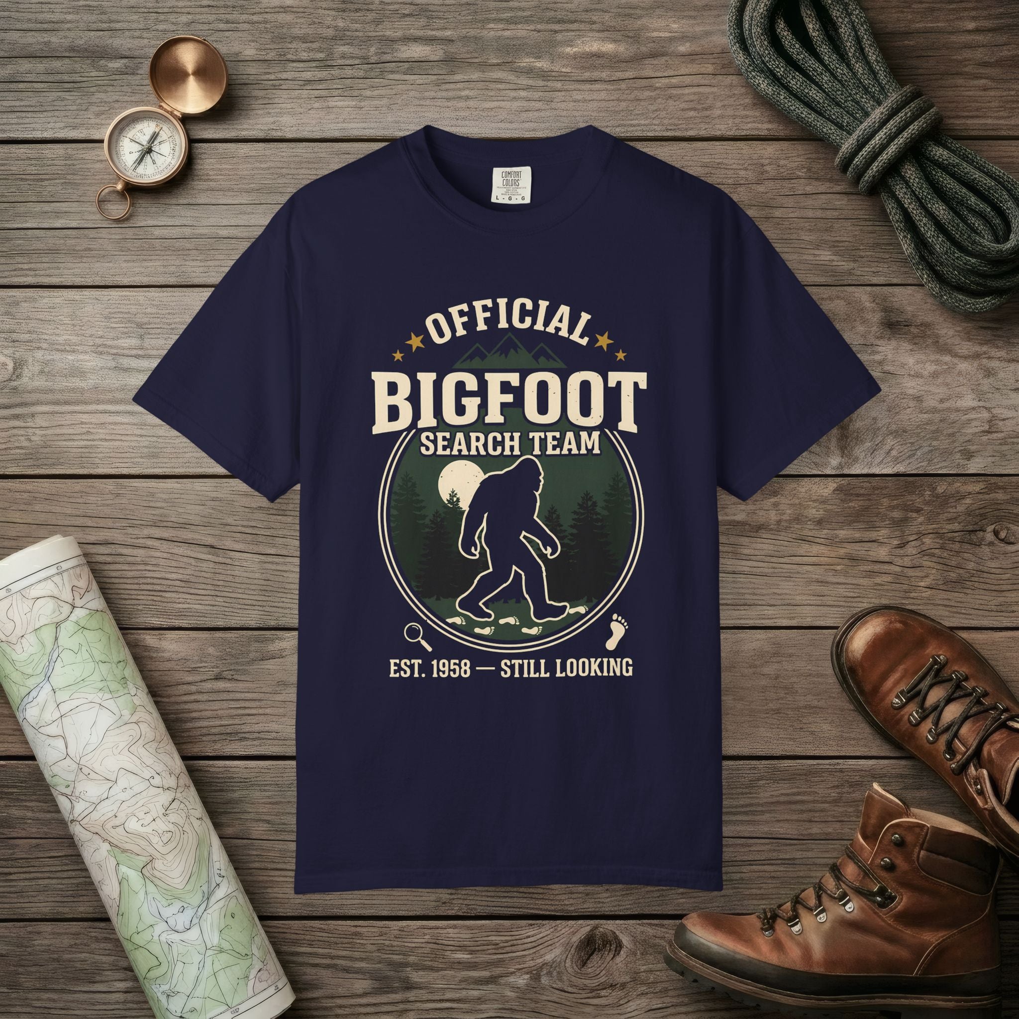 Official Bigfoot Search Team T-Shirt