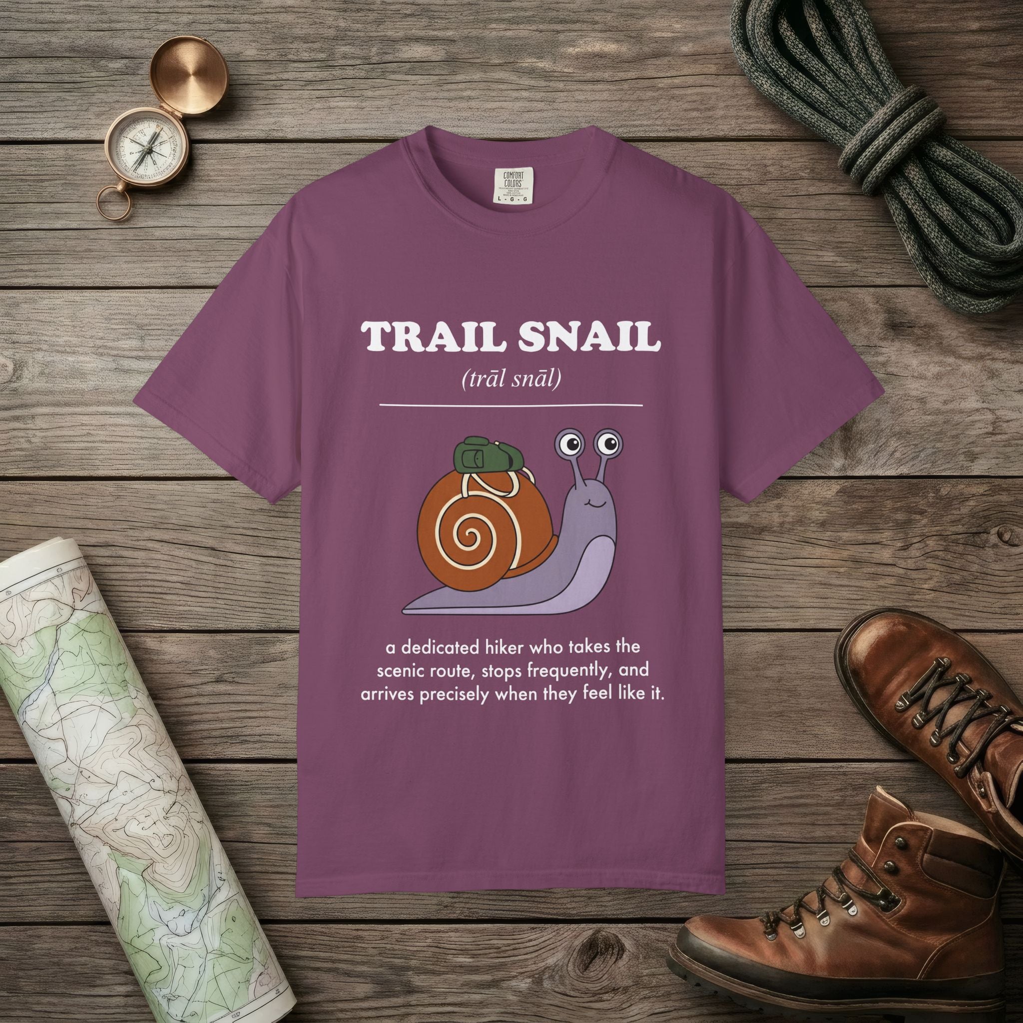 Trail Snail Definition T-Shirt