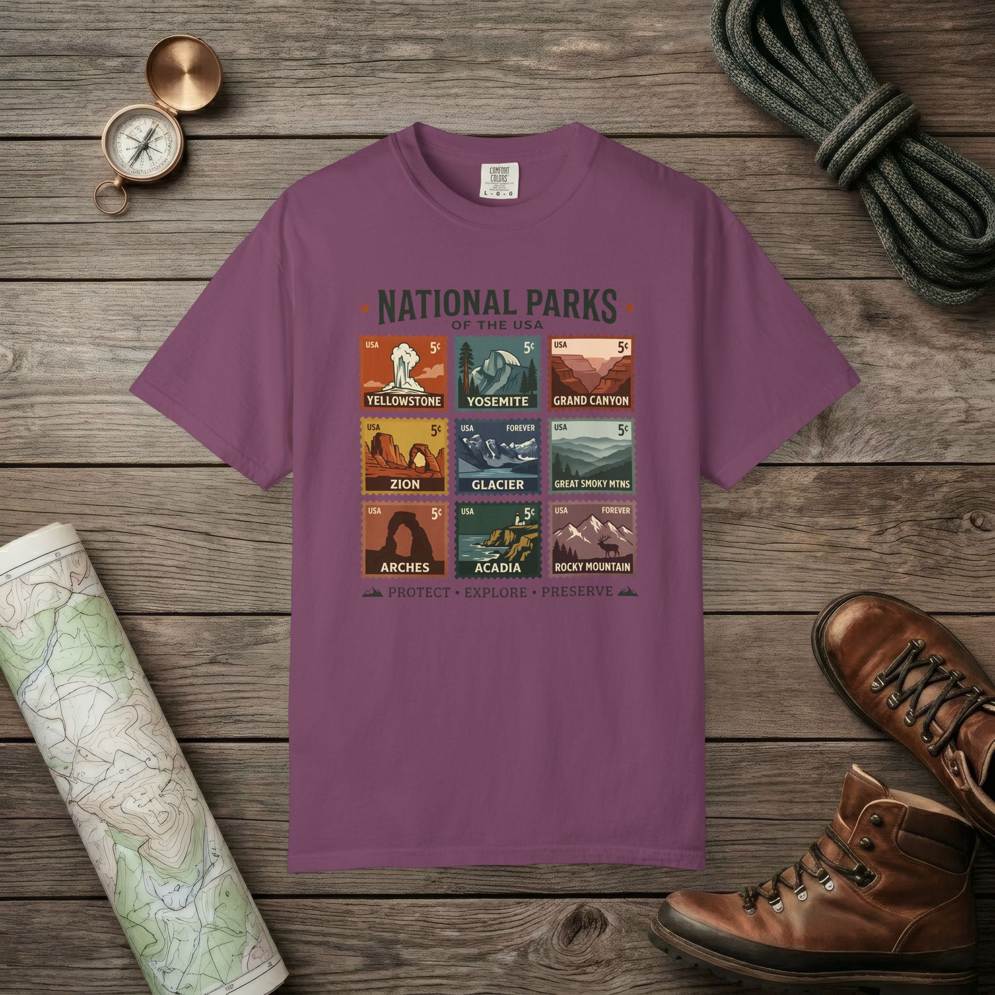 National Parks of The USA T-Shirt