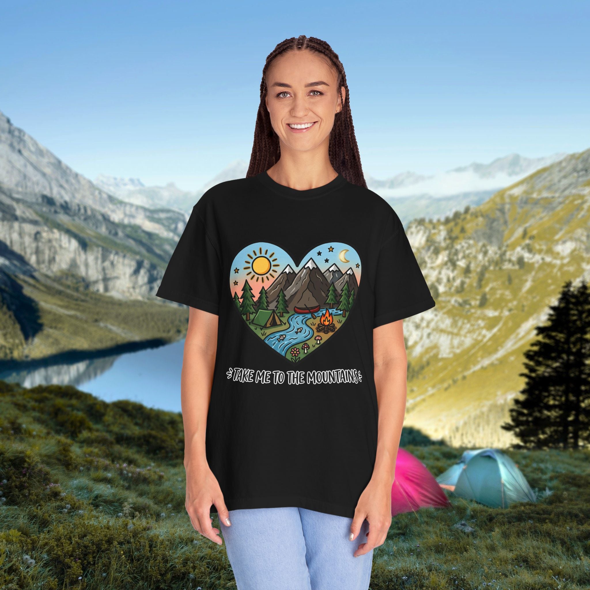 Mountains Hearts T-Shirt