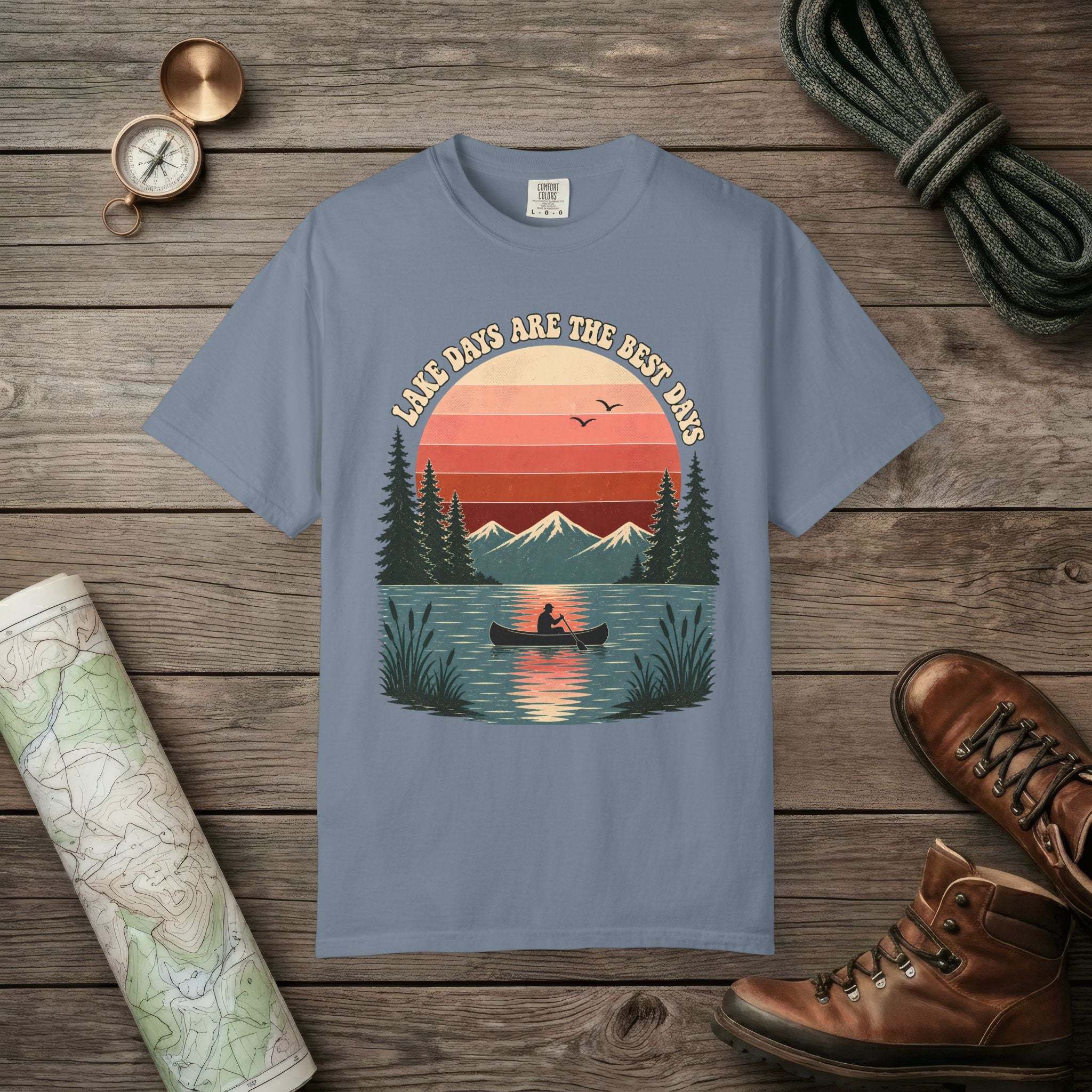 Retro Lake Day T-Shirt