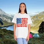 Flowerbed American Flag T-Shirt