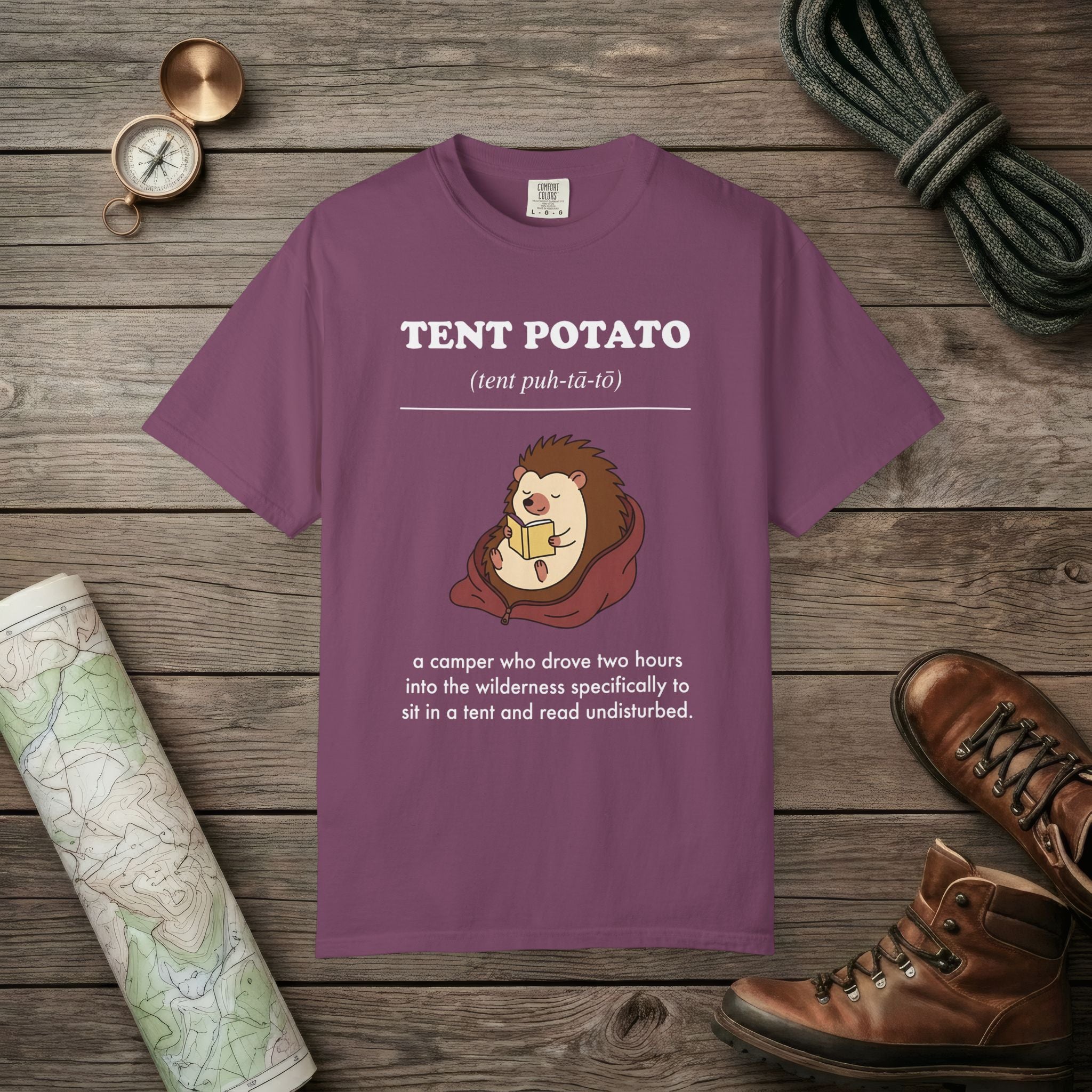 Tent Potato Definition T-Shirt