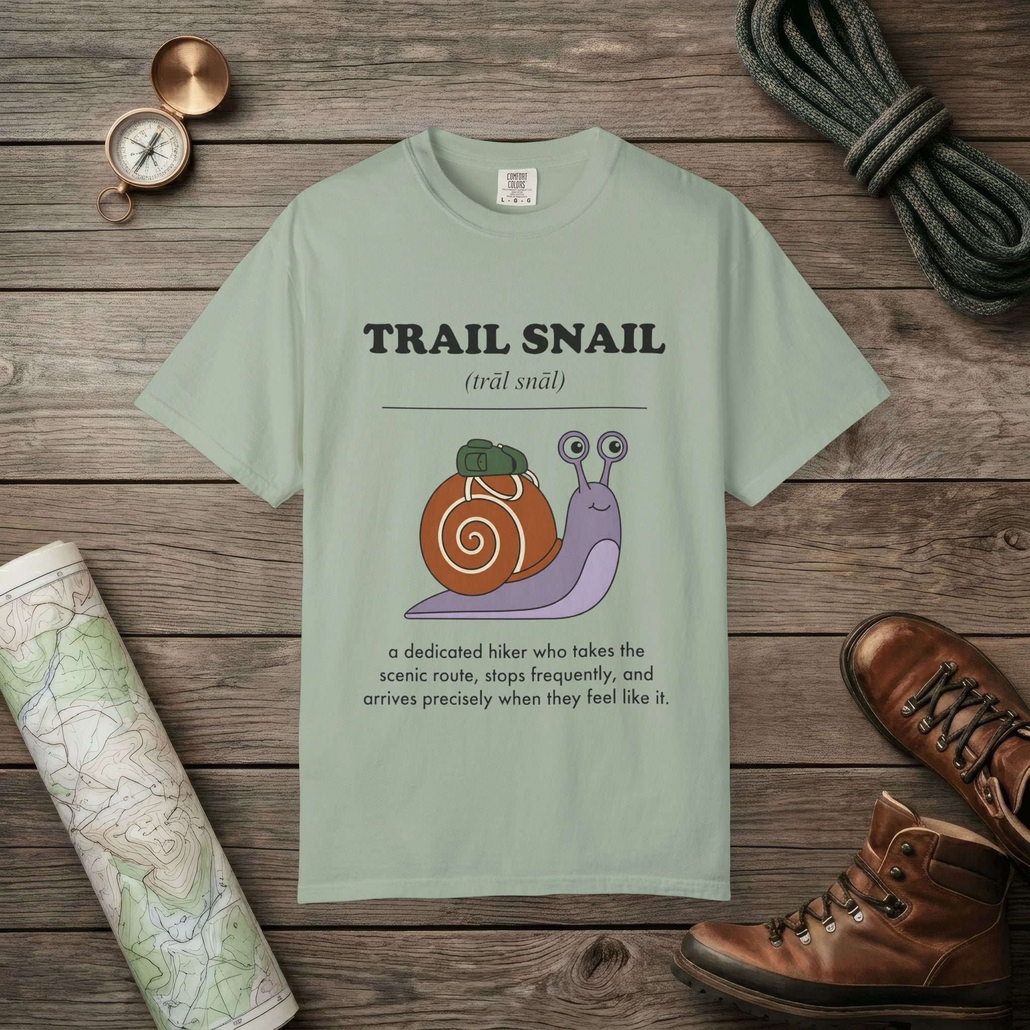 Trail Snail Definition T-Shirt