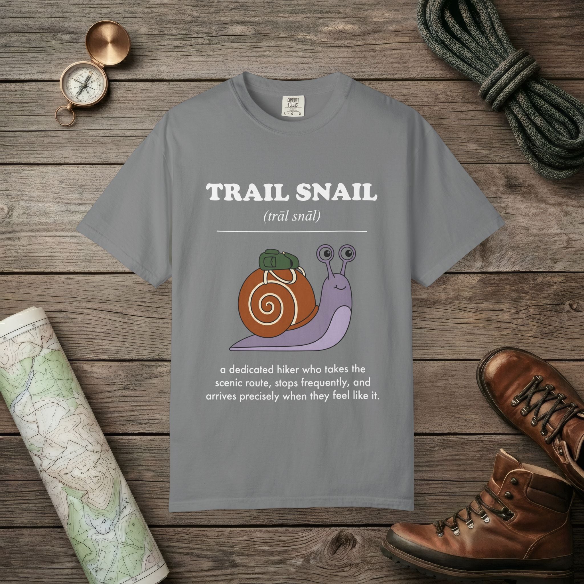 Trail Snail Definition T-Shirt