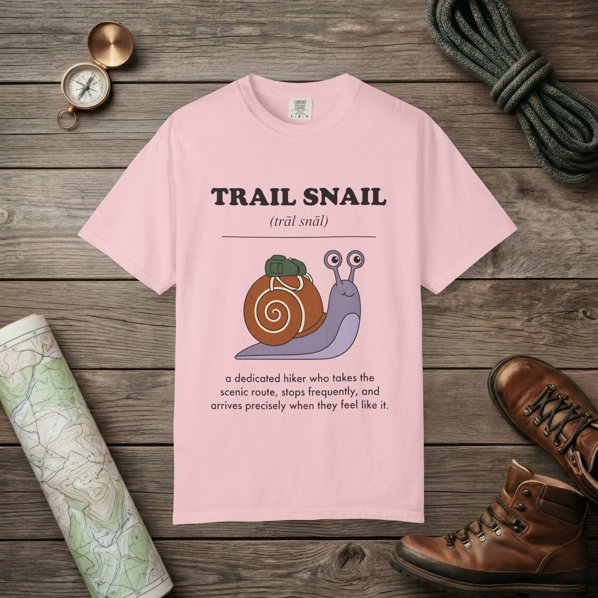 Trail Snail Definition T-Shirt