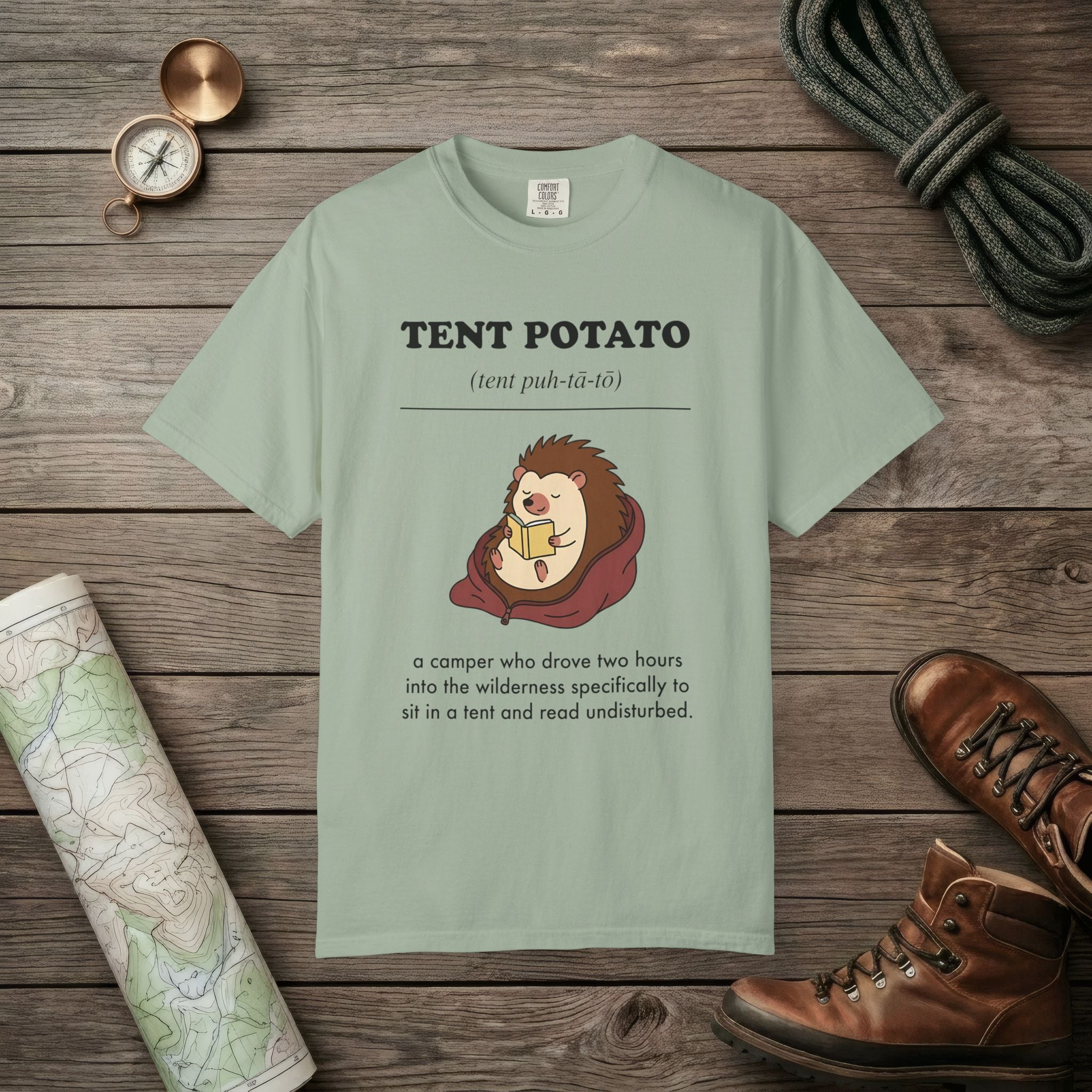Tent Potato Definition T-Shirt
