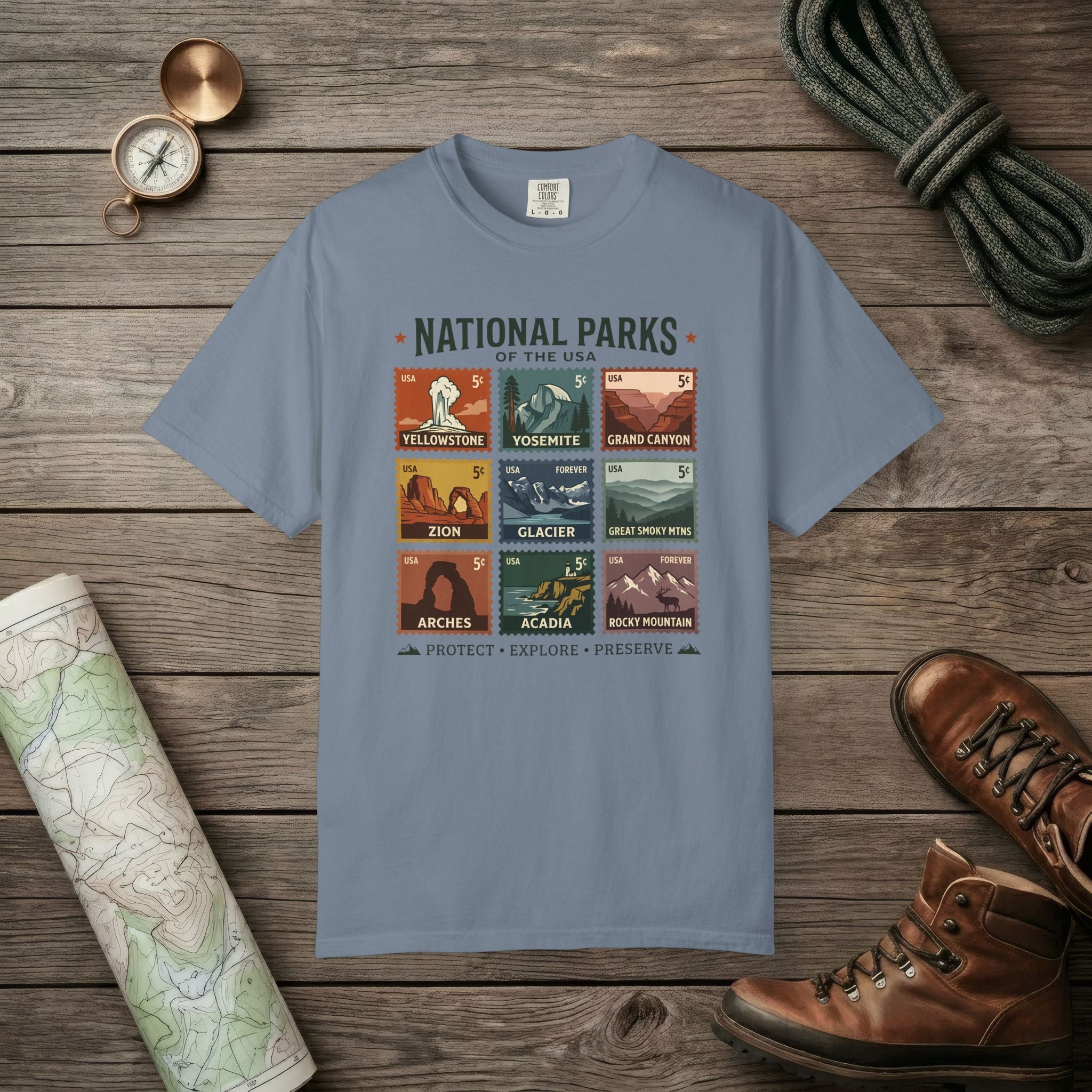 National Parks of The USA T-Shirt