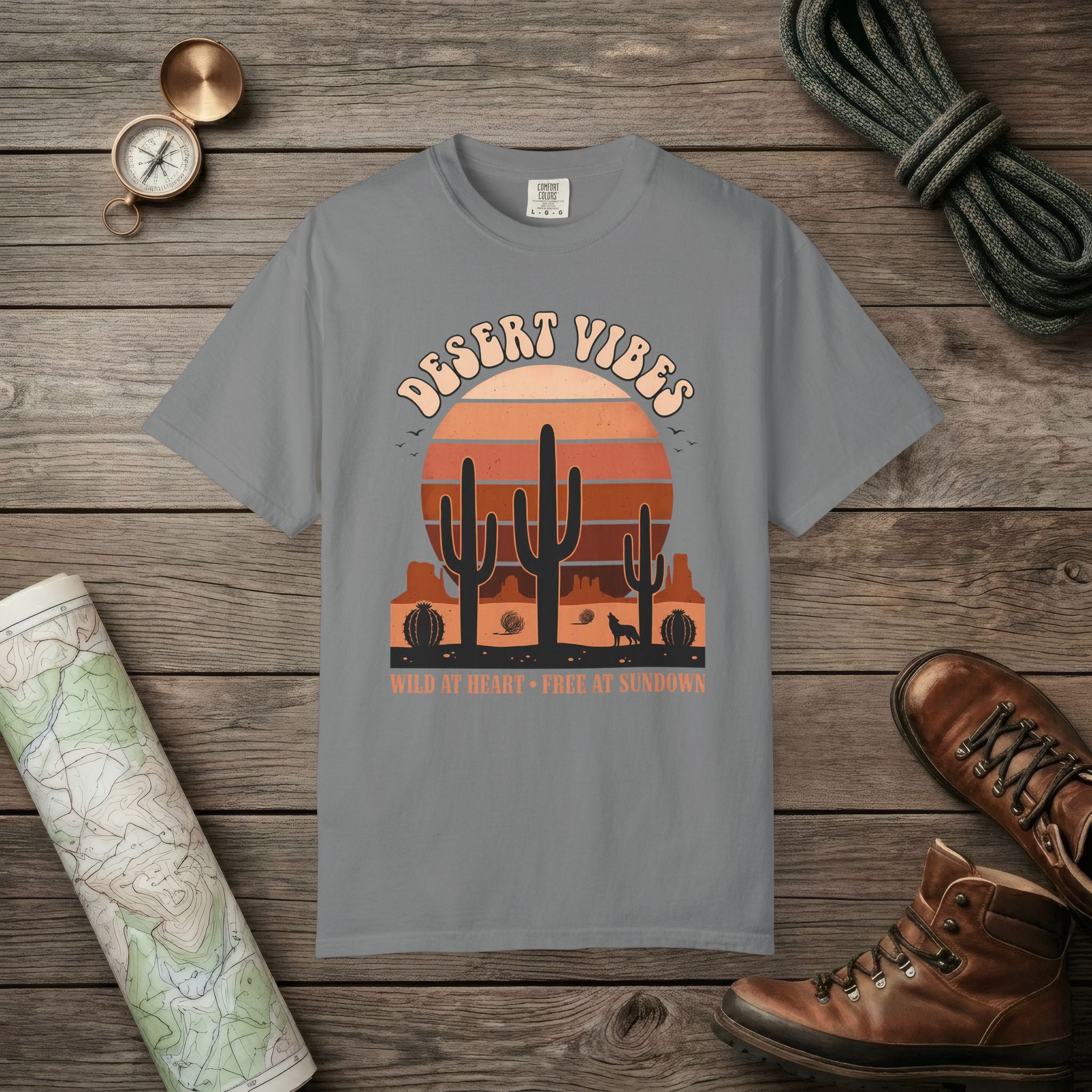 Retro Cactus Desert T-Shirt