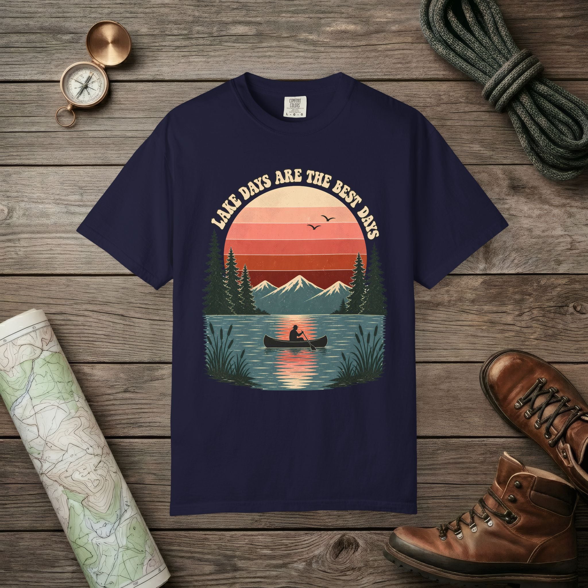 Retro Lake Day T-Shirt