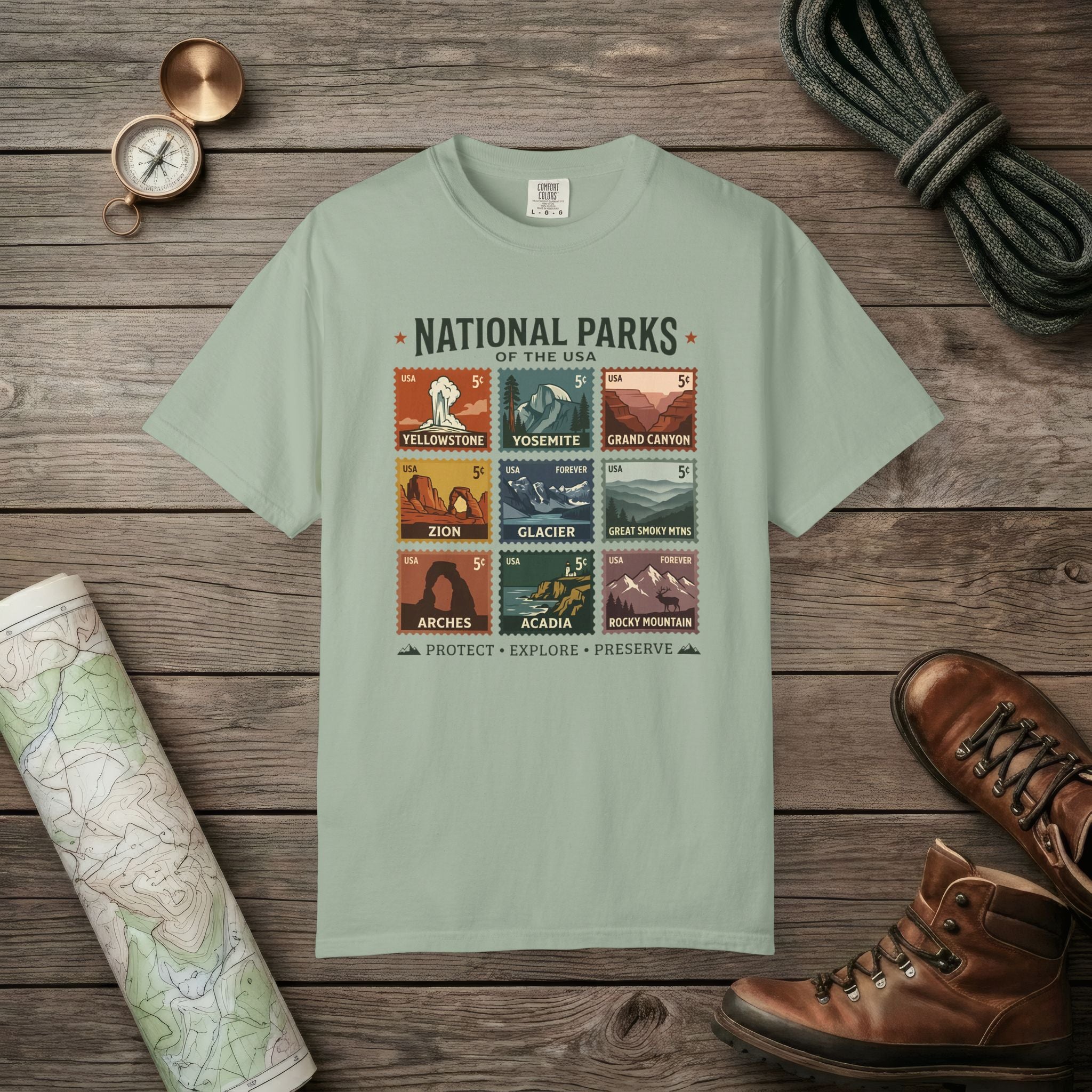National Parks of The USA T-Shirt