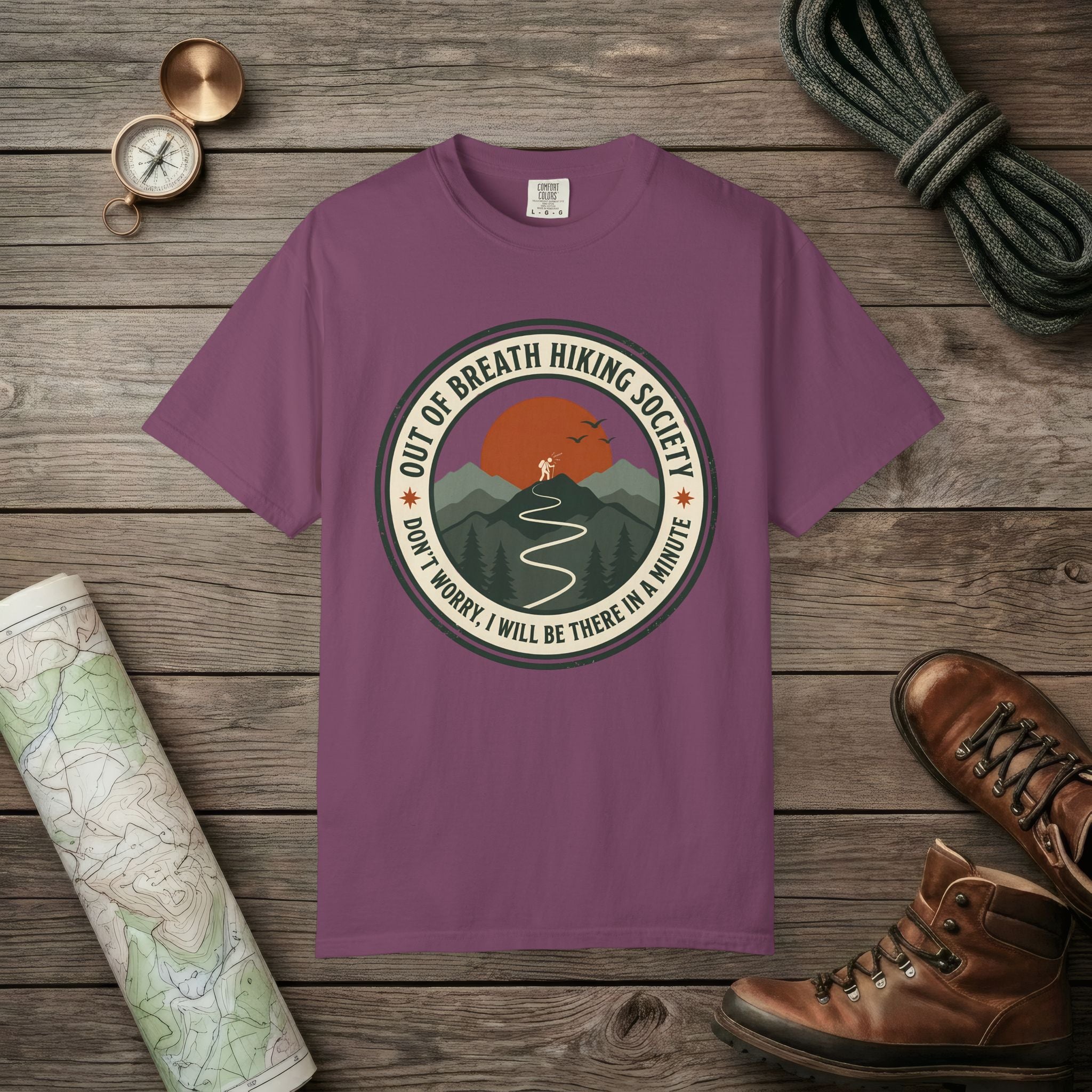 Out Of Breath Funny Hiking T-Shirt