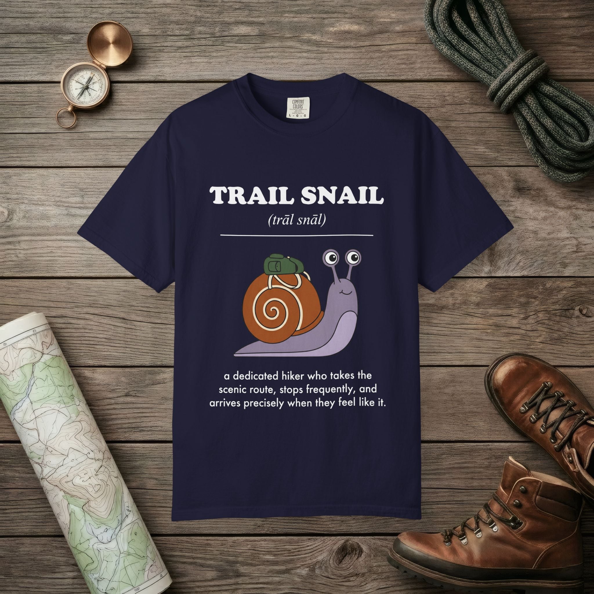Trail Snail Definition T-Shirt