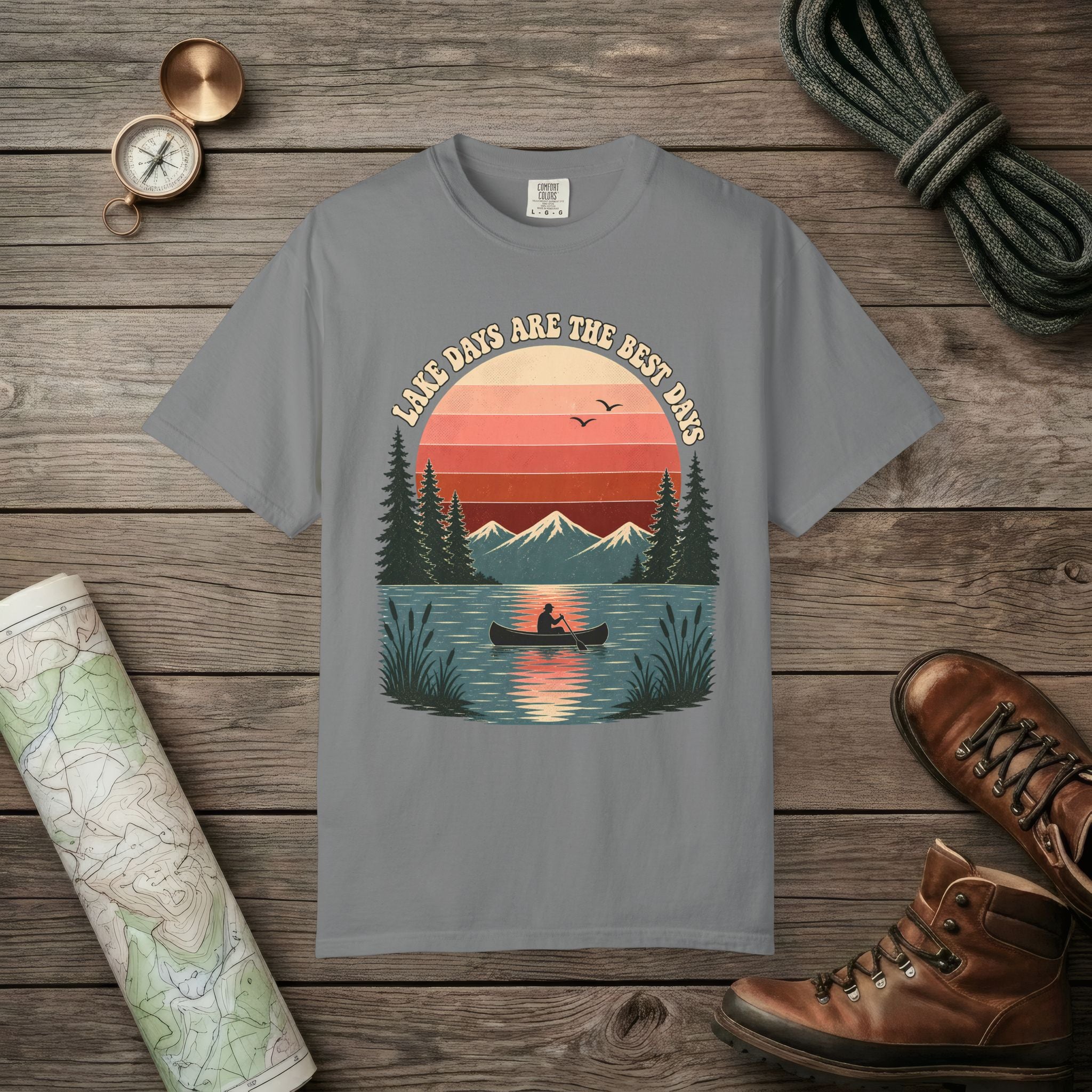 Retro Lake Day T-Shirt
