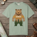 Bay color unisex graphic t-shirt with "Bear Spirit" design