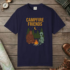 Bigfoot And Alien Campfire T-Shirt