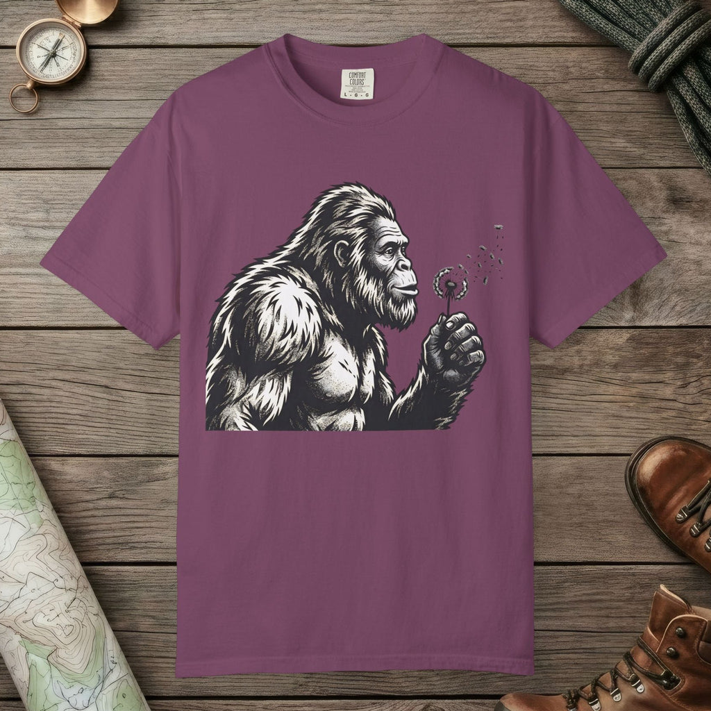 Bigfoot Blowing Wishes T-Shirt
