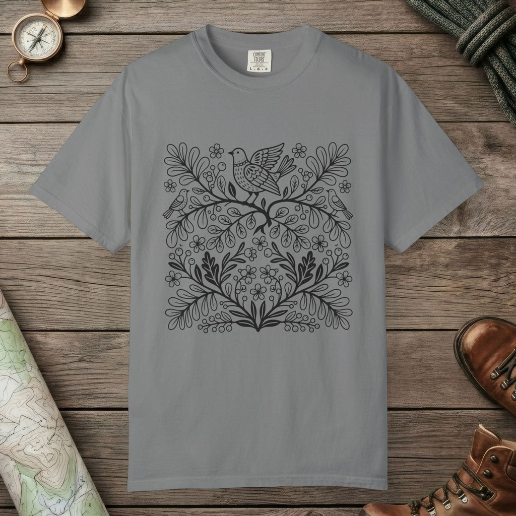 Birds & Flowers T-Shirt