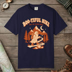 True Navy color unisex graphic t-shirt with "Boo-tiful Hike" design