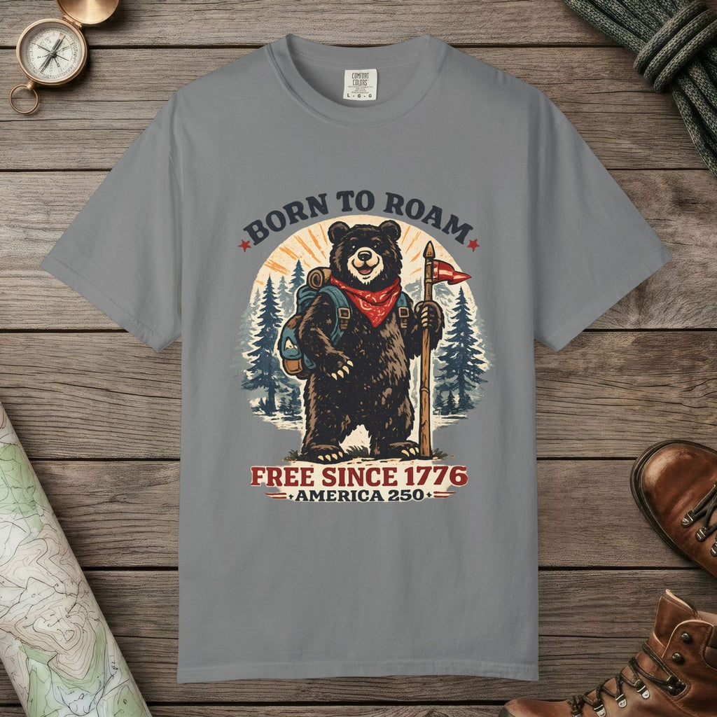 Born To Roam Bear T-Shirt