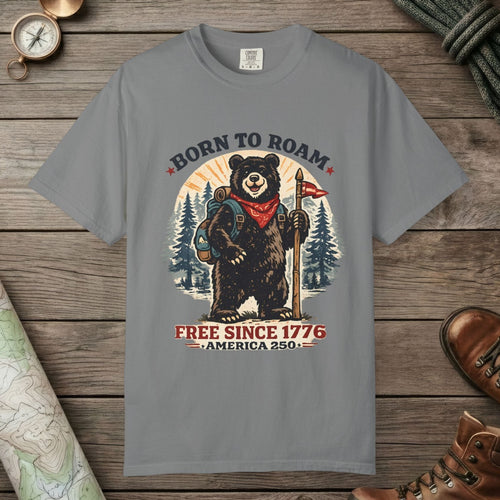 Born To Roam Bear T-Shirt