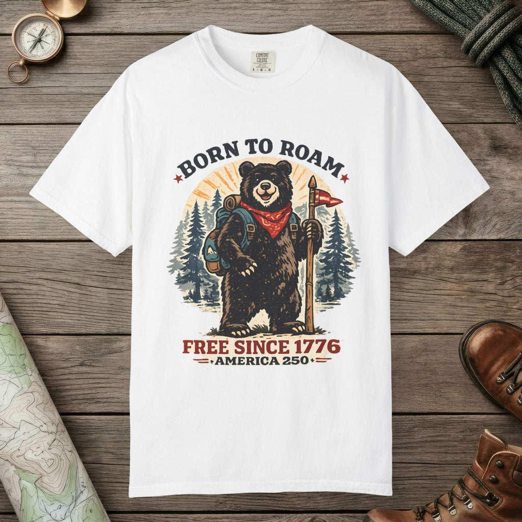 Born To Roam Bear T-Shirt