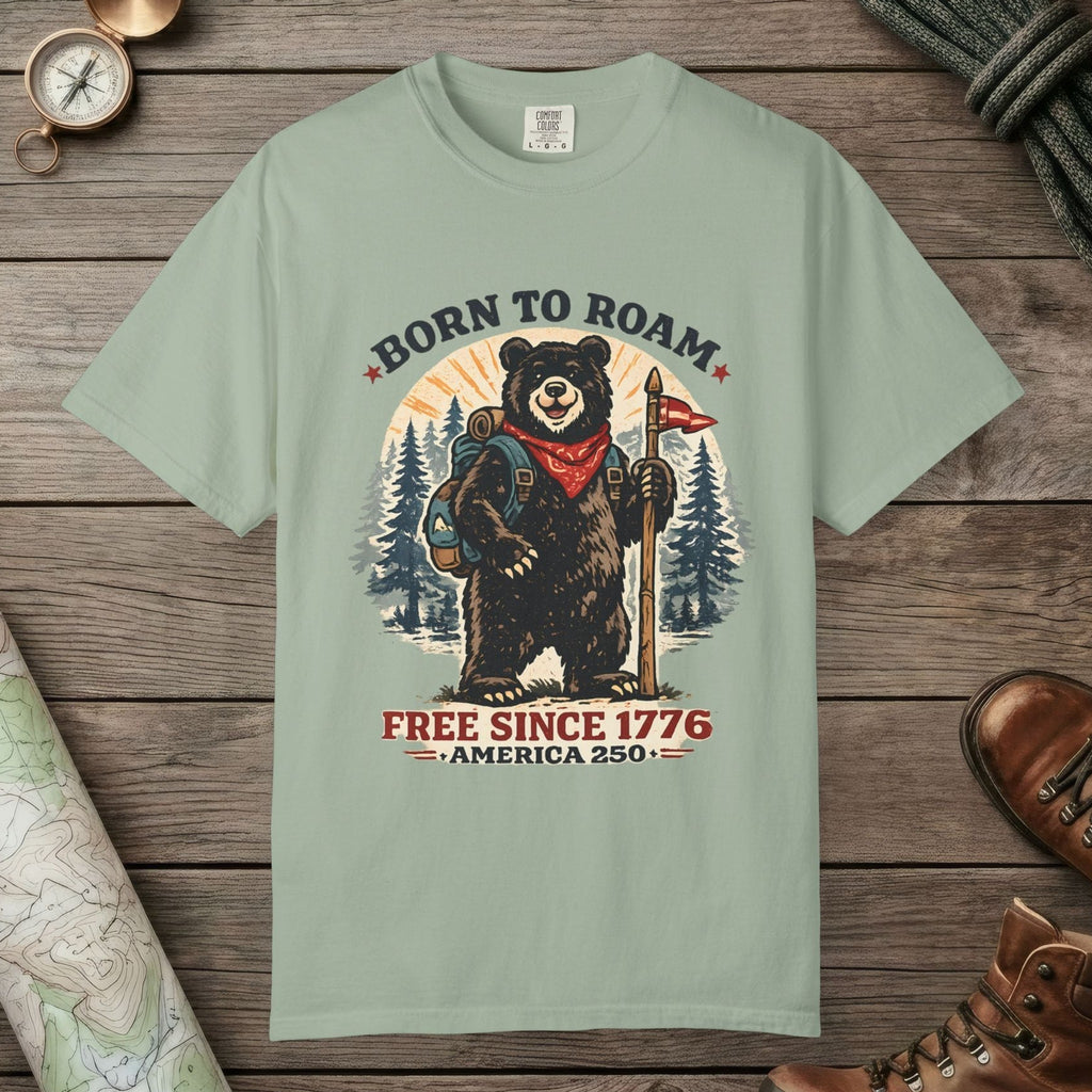 Born To Roam Bear T-Shirt