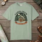 Bay color unisex graphic t-shirt with "Cabin Crew" design