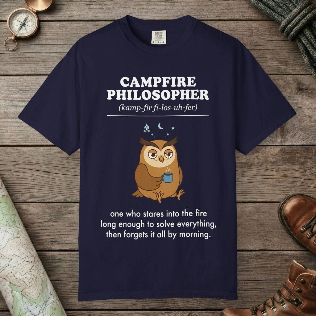 Campfire Philosopher Definition T-Shirt