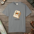 Grey color unisex graphic t-shirt with "Escape Outside" design