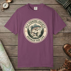 Berry color unisex graphic t-shirt with "Fly Fishing Society" design