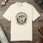Ivory color unisex graphic t-shirt with "Fly Fishing Society" design