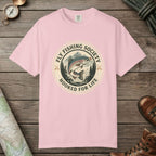 Blossom color unisex graphic t-shirt with "Fly Fishing Society" design