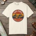Ivory color unisex graphic t-shirt with "I Hate People" design