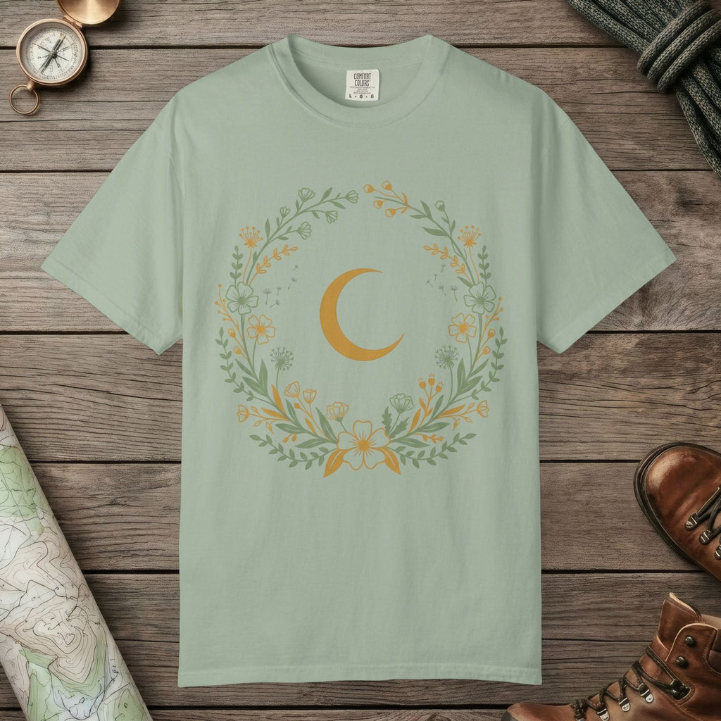Moon & Wildflower Wreath T-Shirt