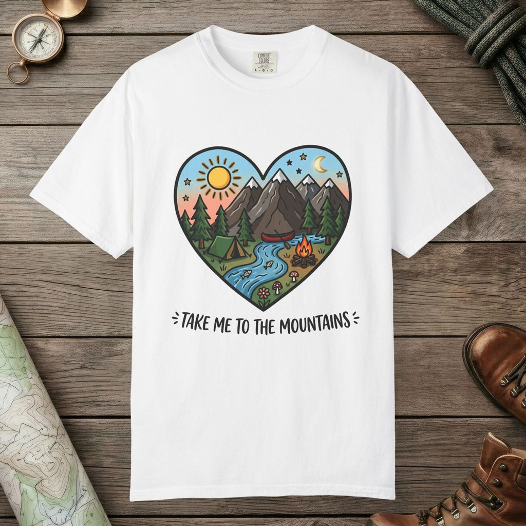 Mountains Hearts T-Shirt